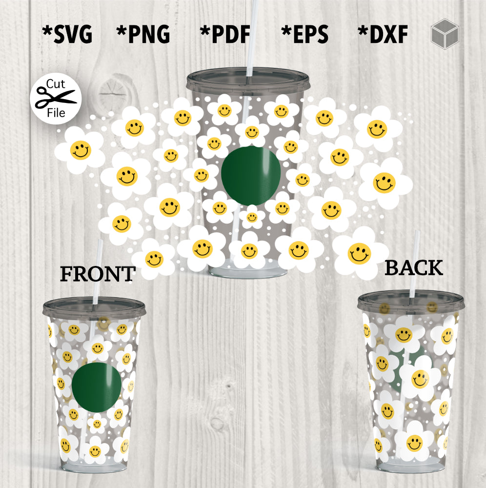 Floral Cold Cup SVG - Spring Venti Cup SVG - Tess Made It