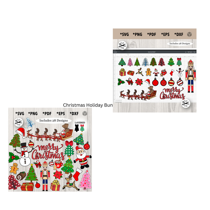 Christmas Holiday Bundle - 28 Designs