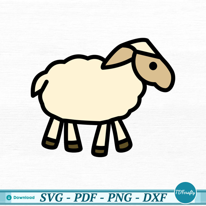 a white sheep with a black face on a white background