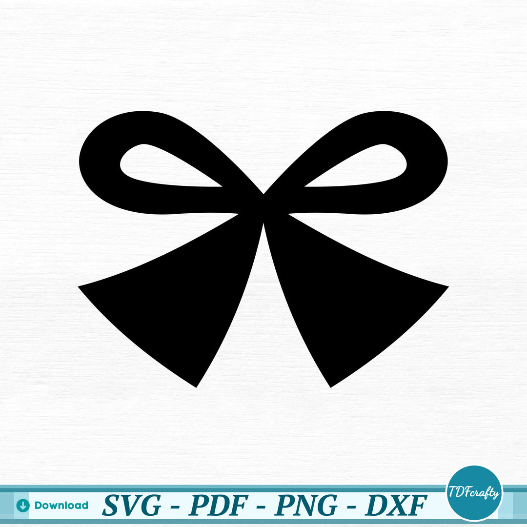 a black bow on a white background