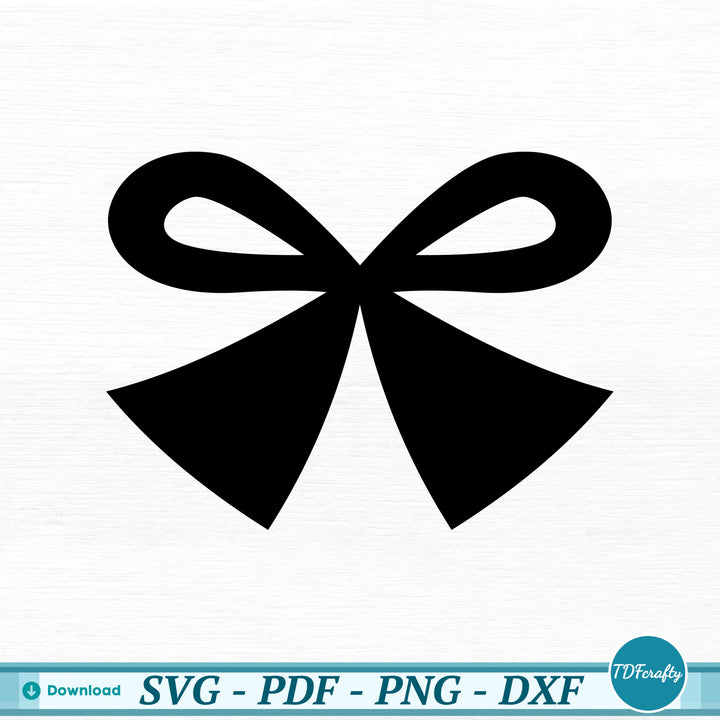 a black bow on a white background