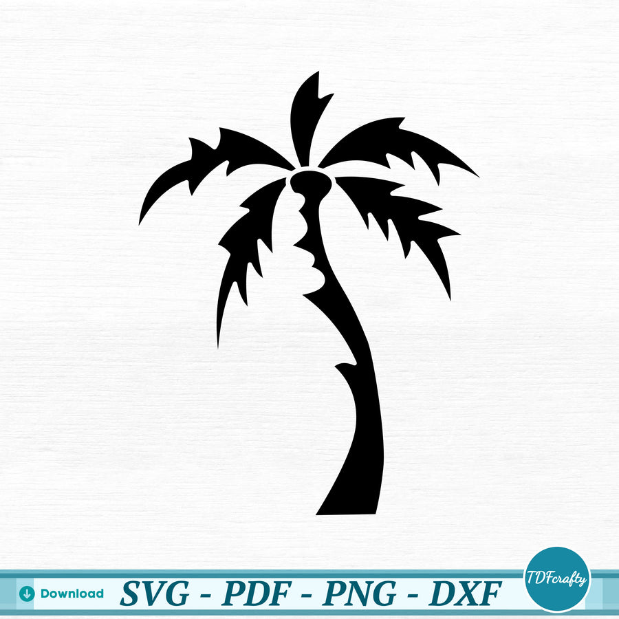 a black and white silhouette of a palm tree