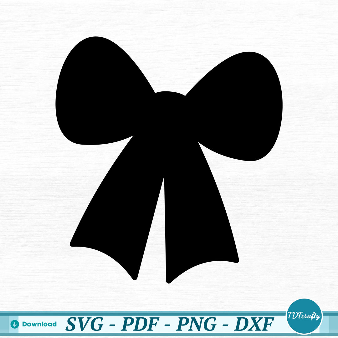 a black bow on a white background