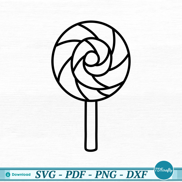 a lollipop is shown on a white background