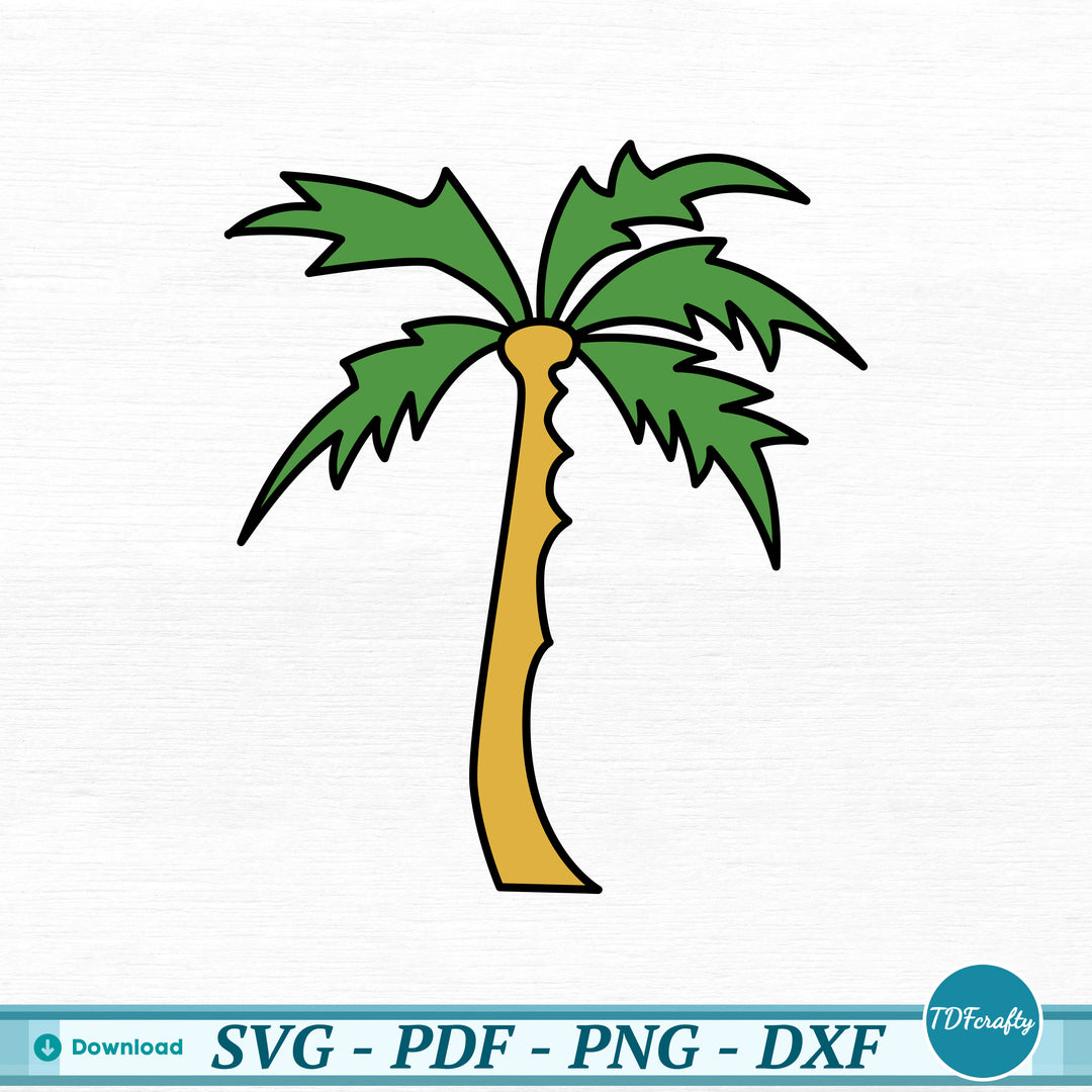 a drawing of a palm tree on a white background