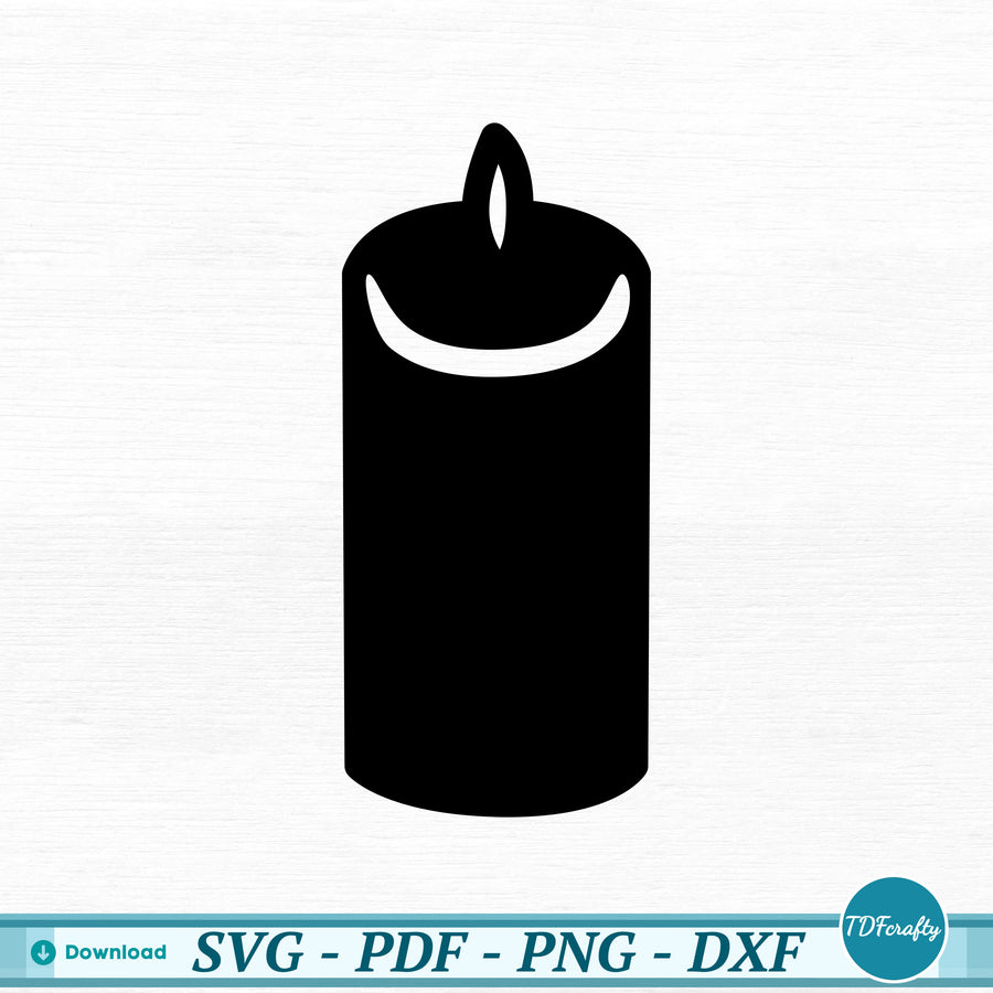 a black and white picture of a candle