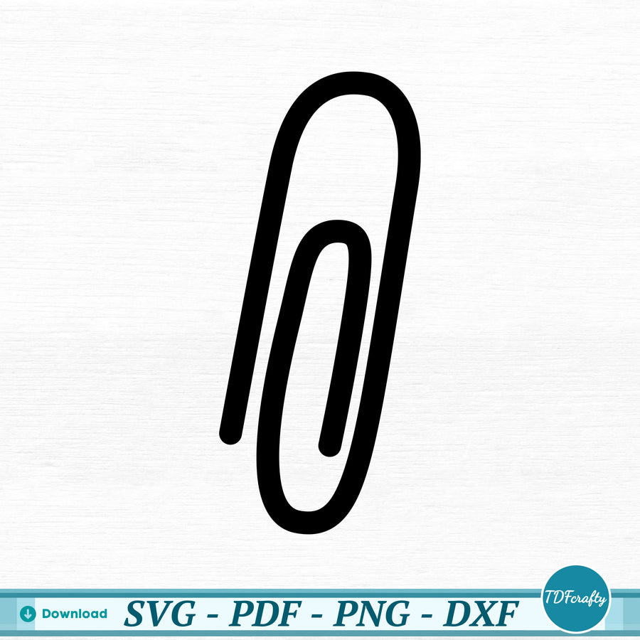 a black and white picture of a paper clip