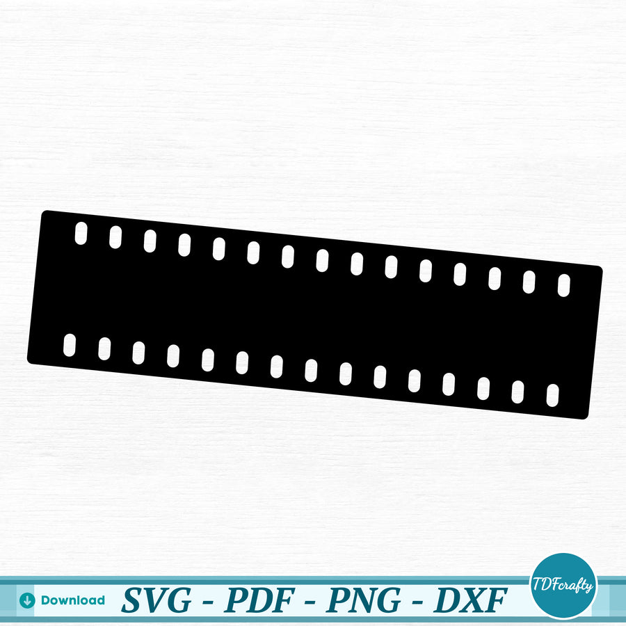 a black and white picture of a strip of paper