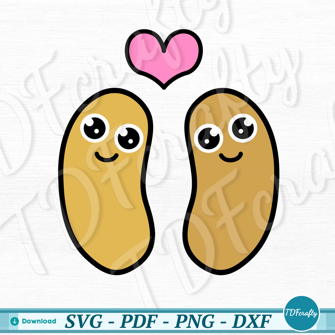 Cartoon Potato Couple