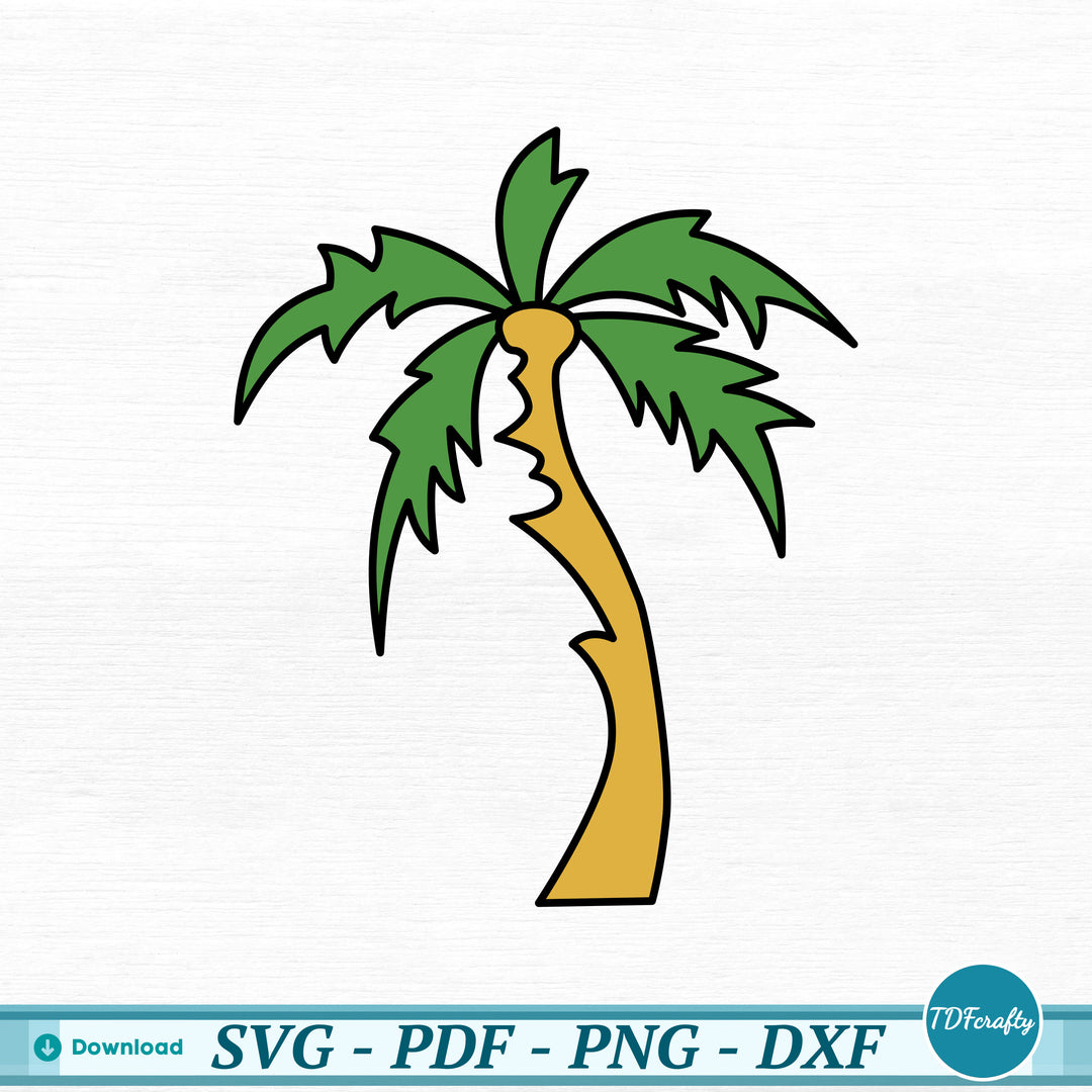 a drawing of a palm tree on a white background