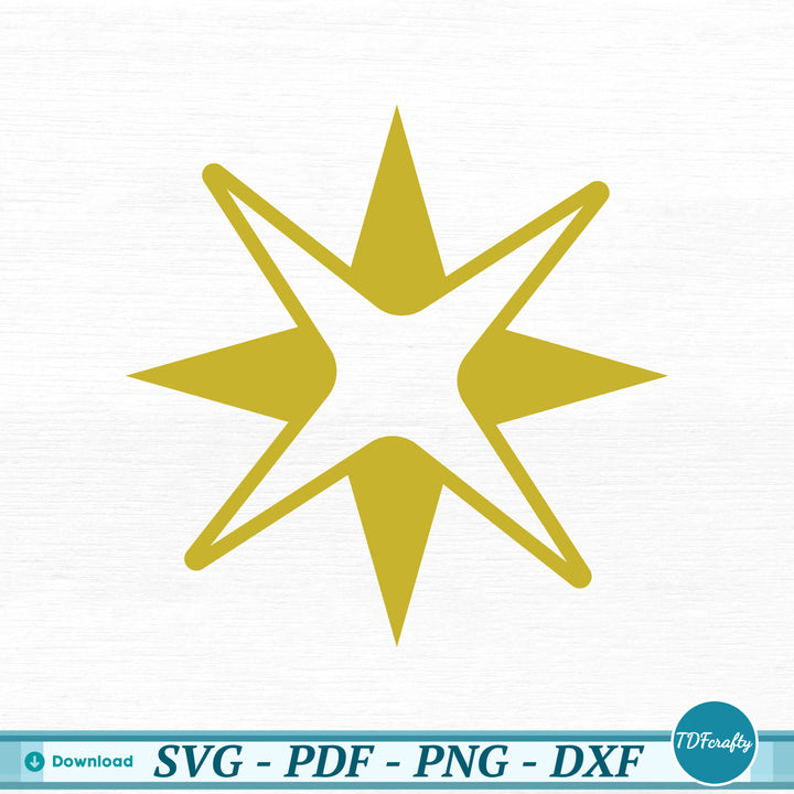 a yellow star is shown on a white background